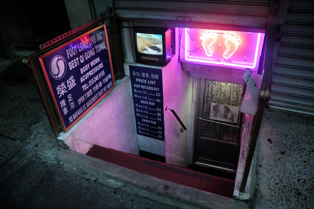 Massage Parlor Stairwell, Chinatown, NYC Matthew Kirkland Flickr