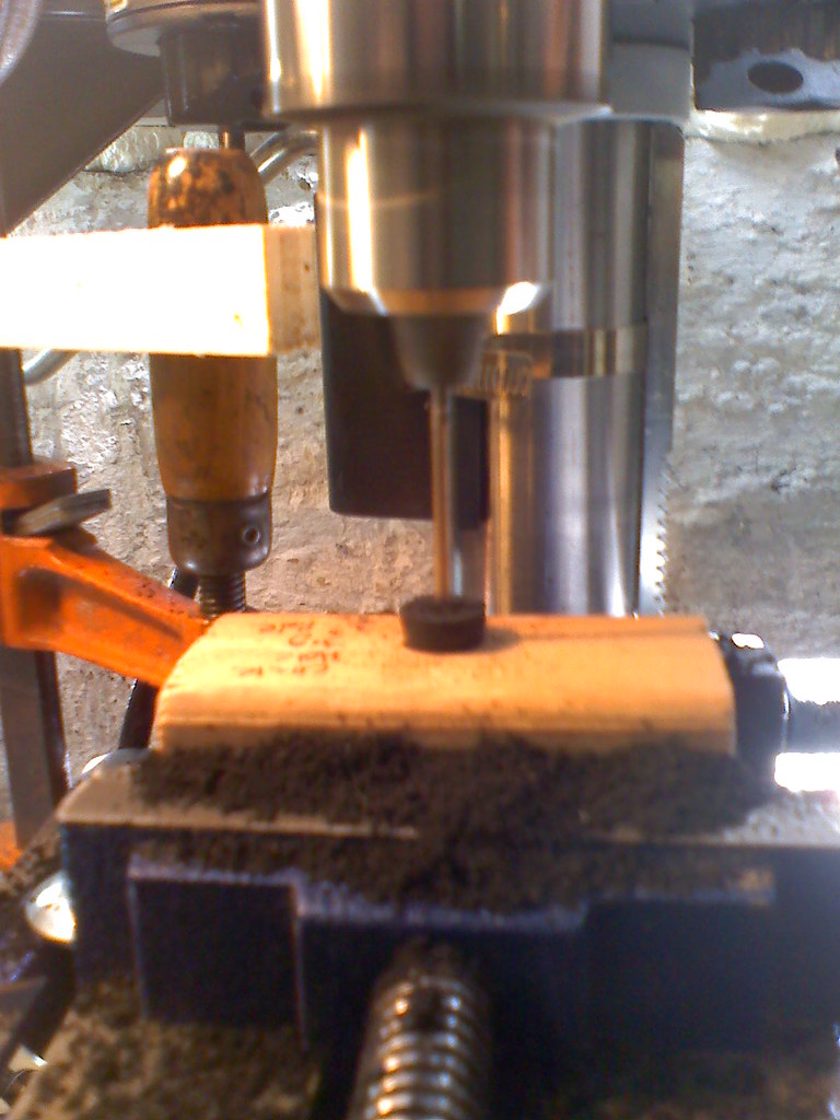 Drilling rubber stoppers A rubber stopper is used as the b… Flickr