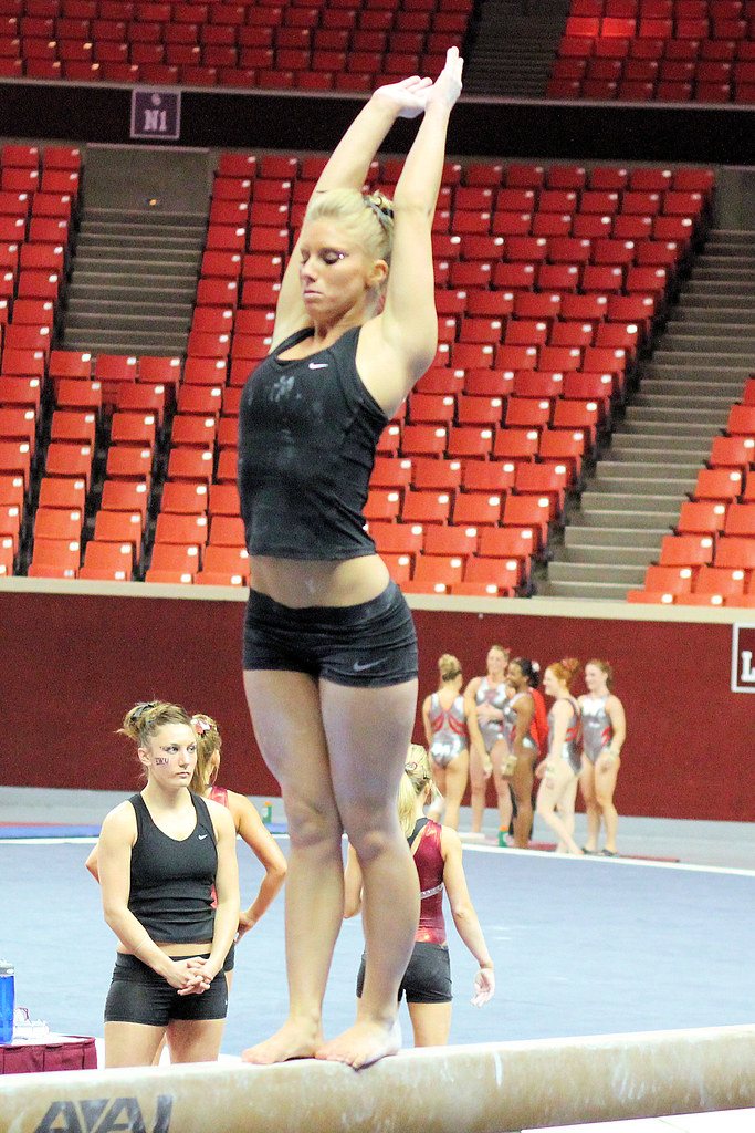 TWU Gymnastics [Beam] Brittany Johnson a photo on Flickriver