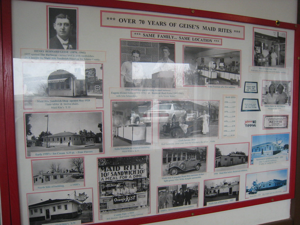 MaidRite Bulletin Board Quincy, IL Maid Rite Sandwich Sh… Flickr