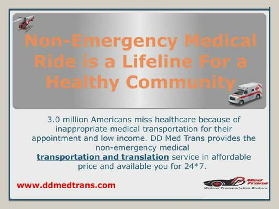 NonEmergency Medical Ride is a Lifeline for a Healthy Com… Flickr