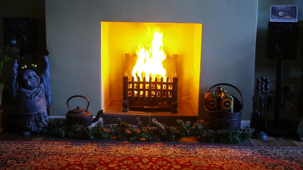 Log Fire Well, smokeless logs actually but they burn for o… Flickr