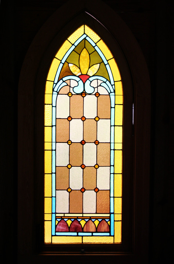 stained glass Historic Spanish Point, Osprey, Florida. Debbie R