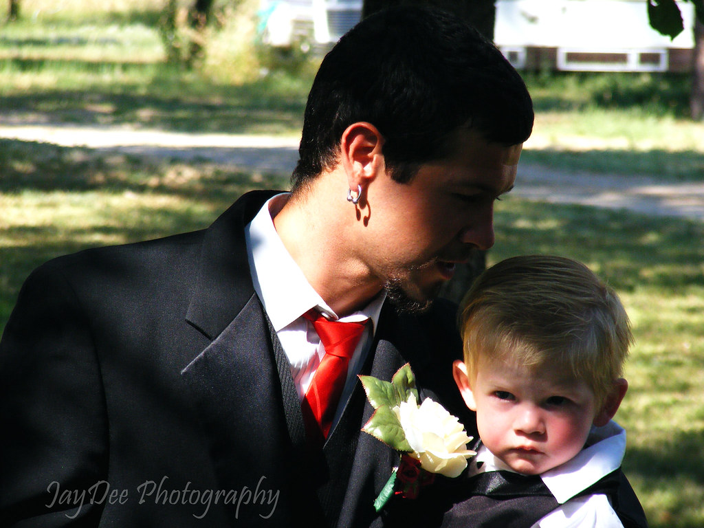 The groom and son JayDee Photography Flickr