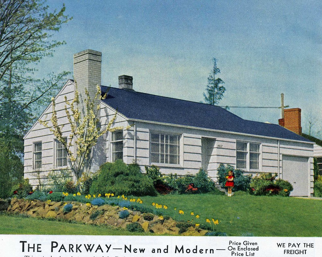 The Parkway Aladdin 1953 See more Aladdin Kit Homes from… Flickr