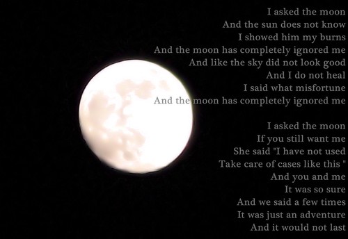 J'ai demandé à la lune (Indochine) I asked the moon Flickr