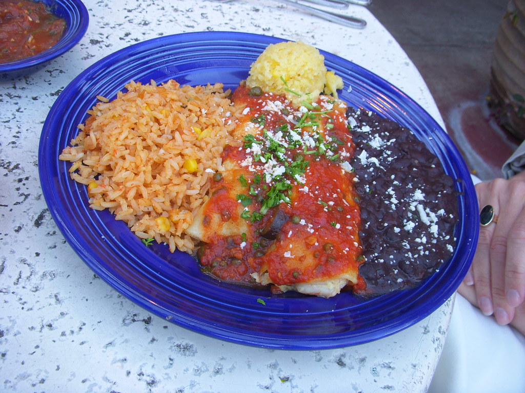 Enchiladas Enchiladas at Blue Mesa restaurant in Fort Wort… Flickr