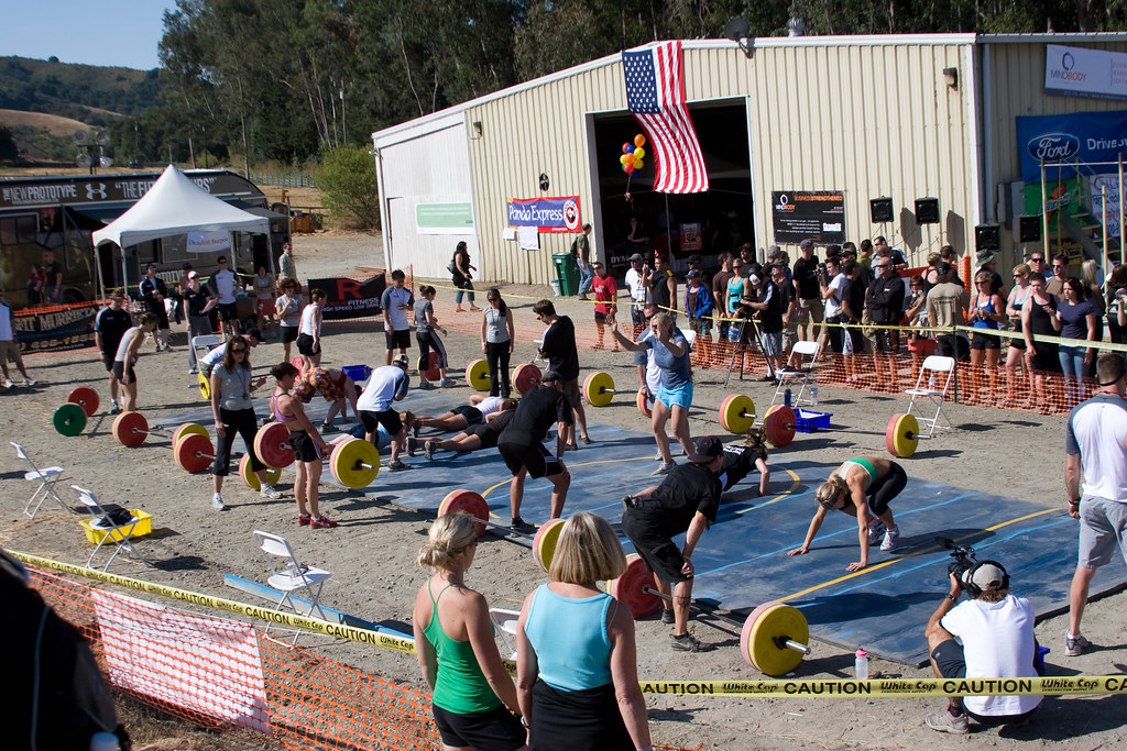 DL & Burpees Area 2008 CrossFit Games, Aromas, CA Brad Greenlee Flickr