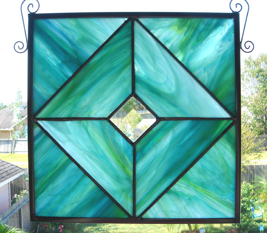 Geometric Stained glass This is my favorite glass. . Flickr