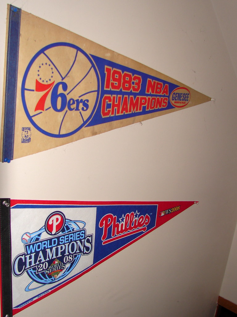 25 Years Between Winners Pennants from the last two Philad… Flickr