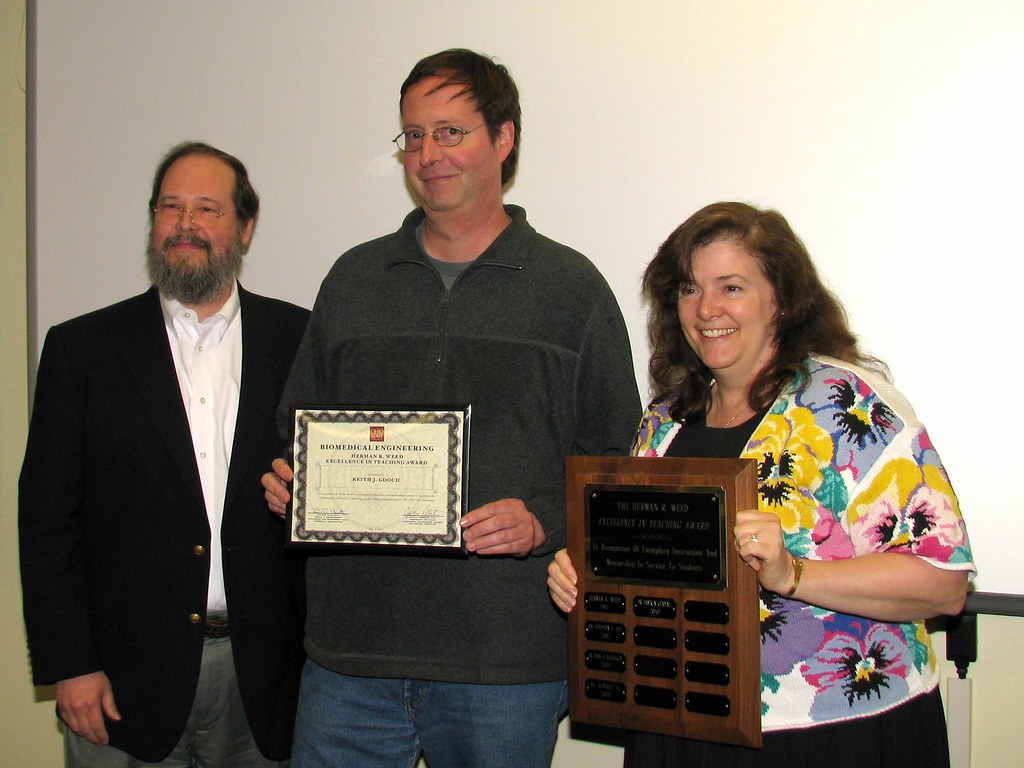 Herman R. Weed Excellence in Teaching Award Keith Gooch,… Flickr