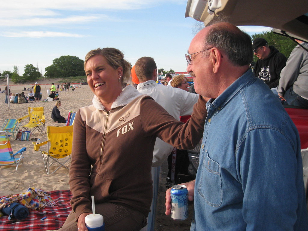 Manistee Fourth of July 2008, 1st Street Beach Dan Perry Flickr