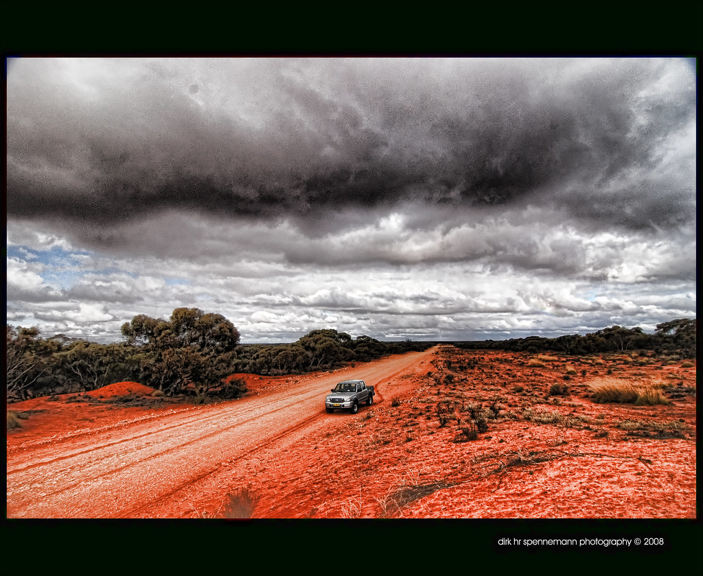 The Red Road to Mungo HDR Road from Balranald to lake Mung… Flickr