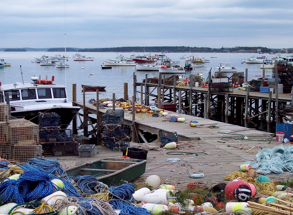 Jonesport, Maine FH040032 Accumulation of fishing paraphen… Flickr