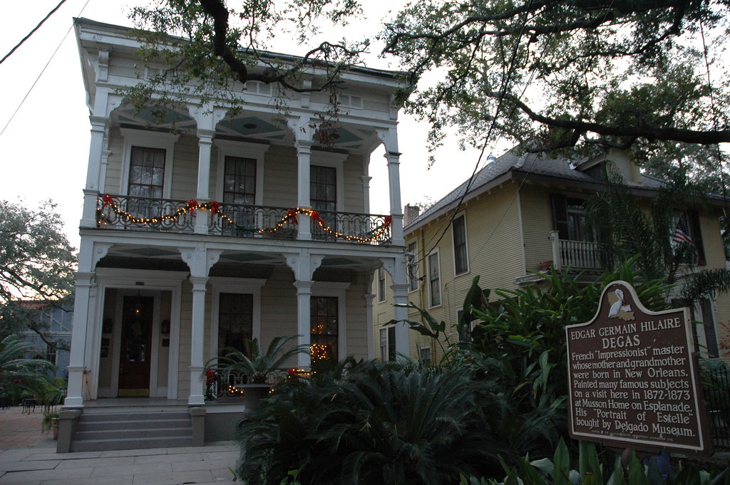 Edgar Degas' House in New Orleans Even though he only live… Flickr