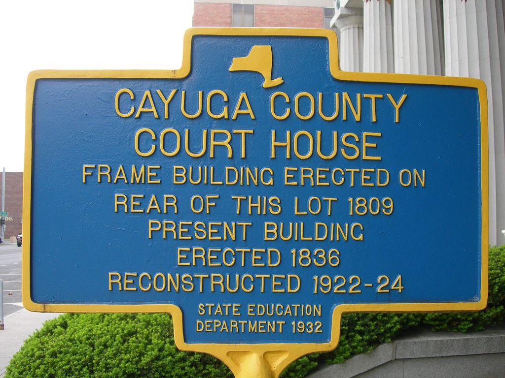 Cayuga County Courthouse Marker Auburn, New York Jimmy Emerson, DVM