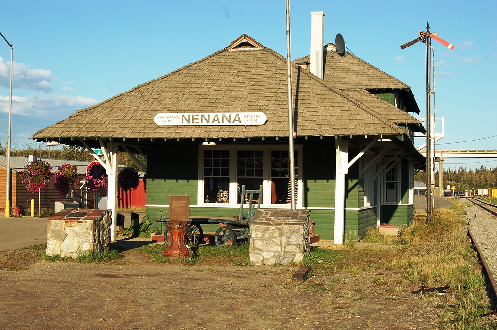 Alaska Railroad, Nenana Depot The Nenana Depot, on the Ala… Flickr