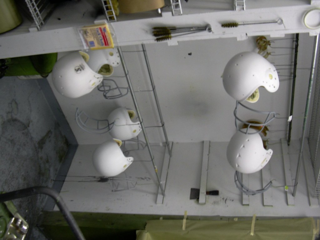 football helmets repaint helmets ready for paint Flickr