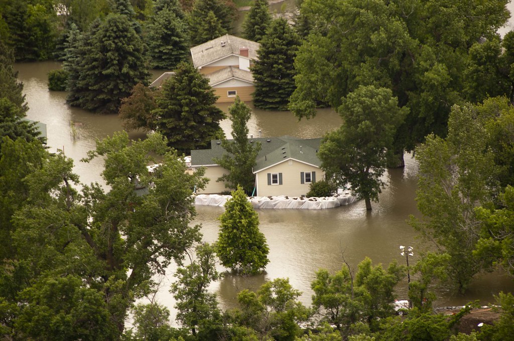 Missouri River South of Bismarck 40 Aerial views of south … Flickr
