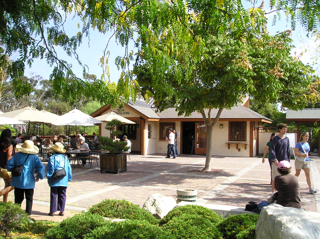 Tea house at the Japanese garden at Balboa Park, San Diego… Flickr