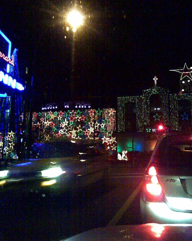 St. Paul's hospital lights Christmas display every year. Flickr