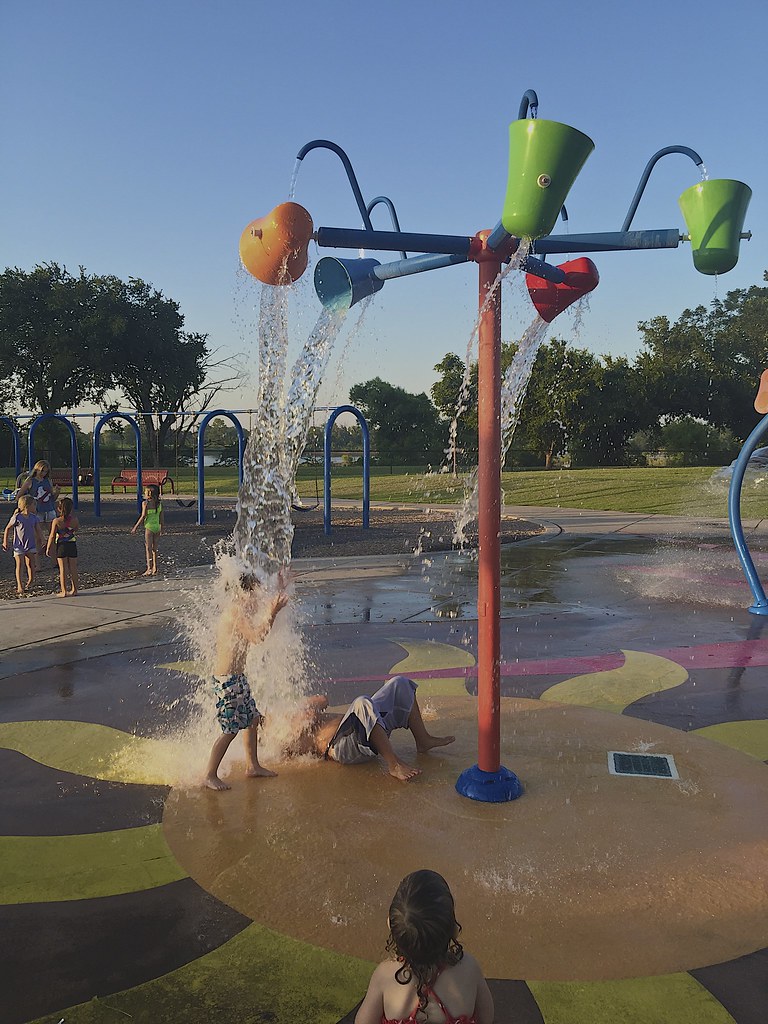 totally splashed Splash Pad Park, Bixby, Oklahoma Terry White Flickr