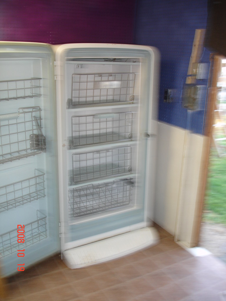 Crosley open Crosley Shelvador upright freezer Cheryl Wolfe Flickr