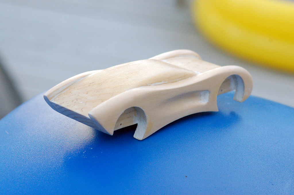 2008 Pinewood Derby Car (step 11, final sanding) a photo on Flickriver