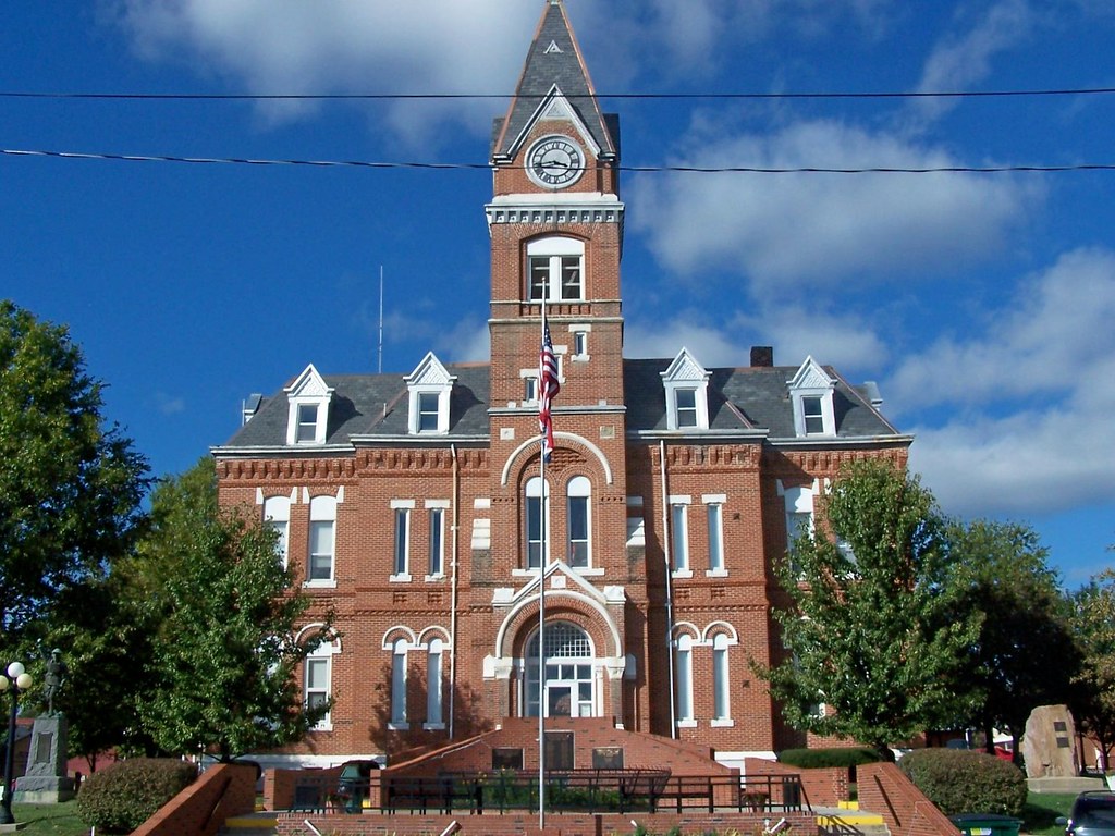 Gentry County Courthouse, Front View Albany, Gentry County… Flickr