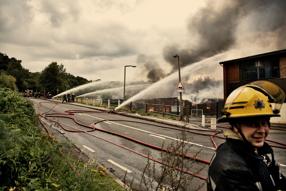 Annesley paint factory fire Matthew Bingham Flickr