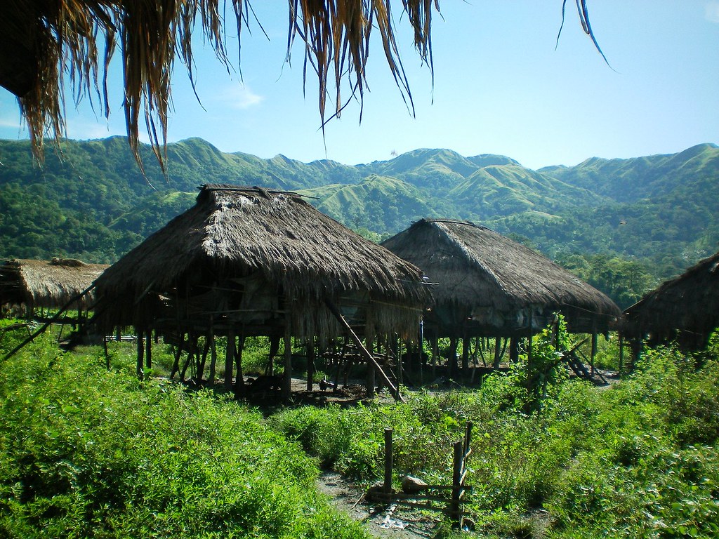 Mangyan Houses Mangyans are indigenous people living in th… Flickr