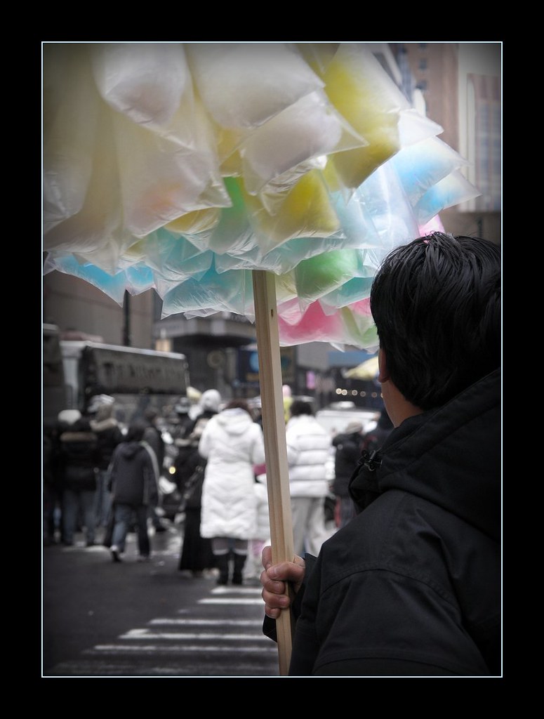 Cotton Candy Man Leora Tadgerson Flickr