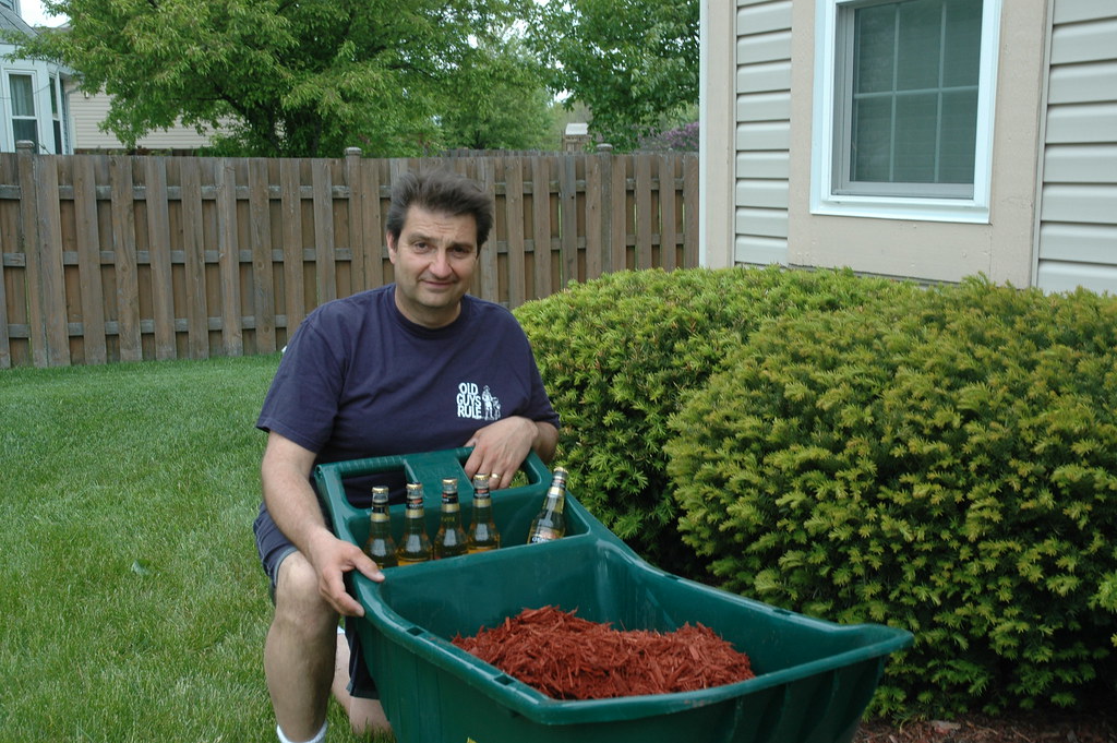 lawn care beer holder Now can make your lawn care go easy … Flickr