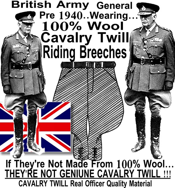 Classic British cavalry Twill Riding Breeches_Part1 Flickr
