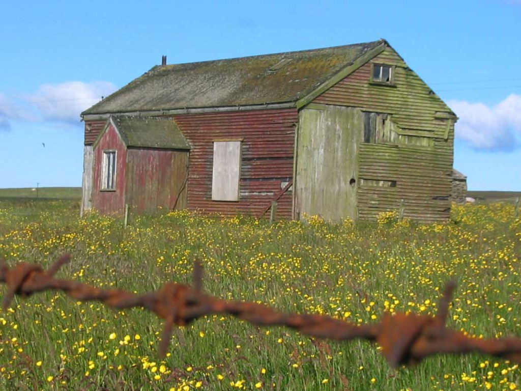 Orkney Farm Building unusually made of wood Wooden farm … Flickr