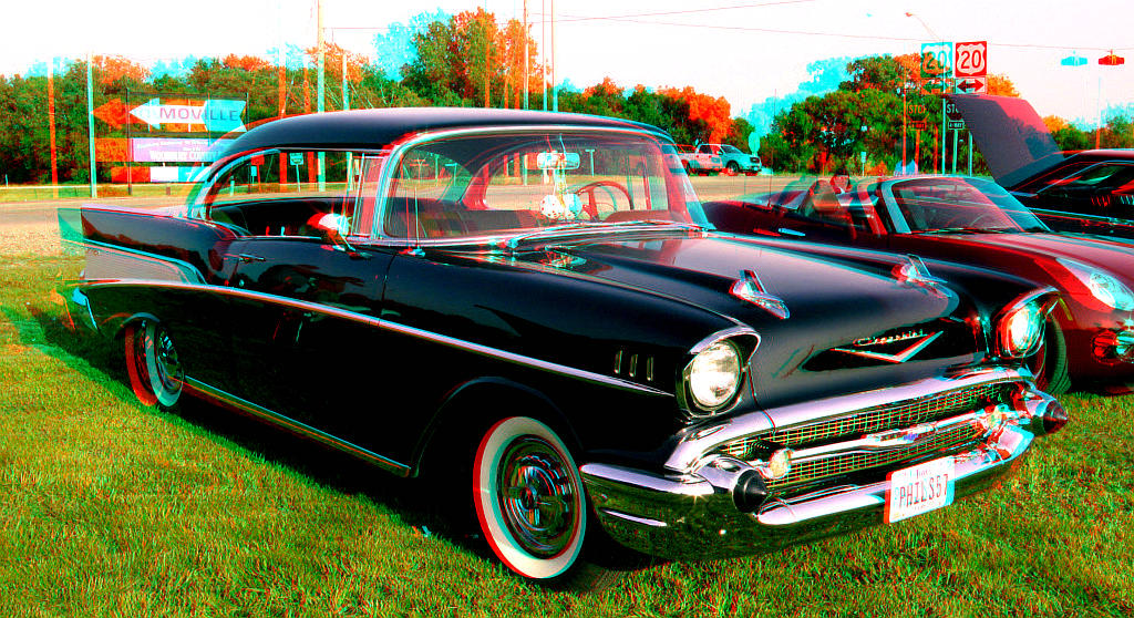 3D0625080062a moville car show View with 3D red/cyan g… Flickr