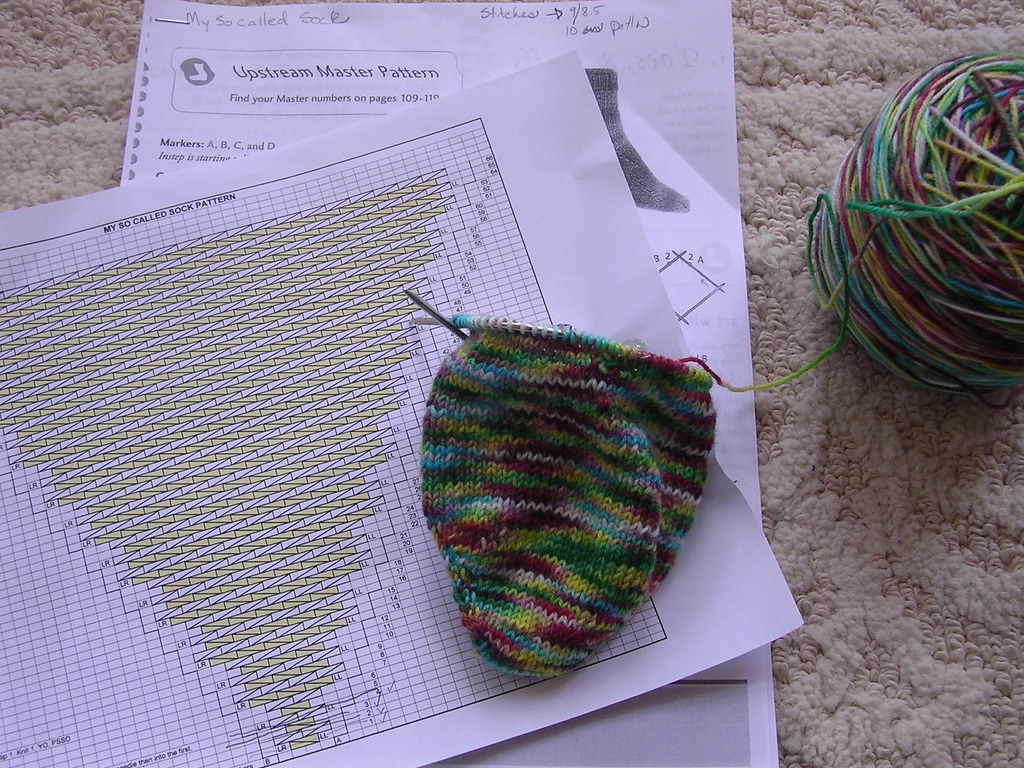Phenomena wip2 Zen yarn garden Art Walk sock yarn club Jun… Flickr