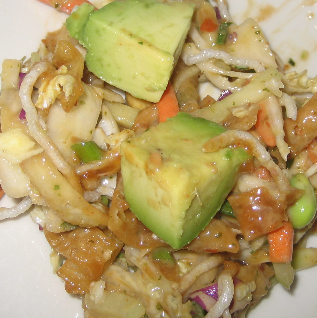 CPK Thai Crunch Salad Shredded Napa cabbage, chilledgrill… Flickr