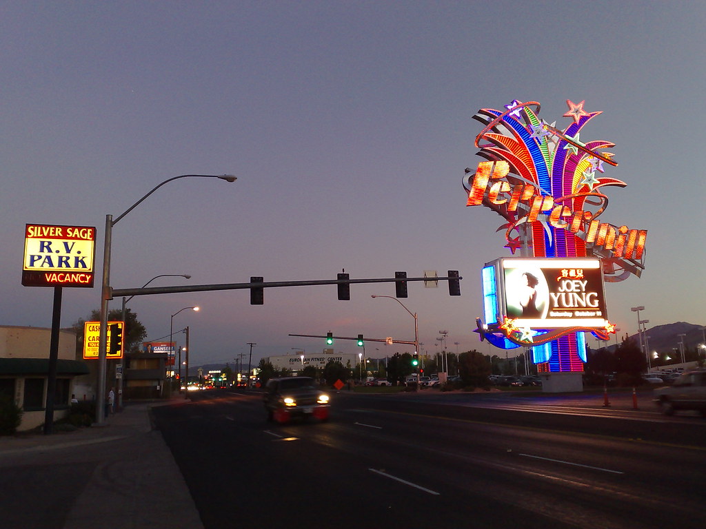 Peppermill at Reno The Peppermill hotel and casino in Reno… Mark