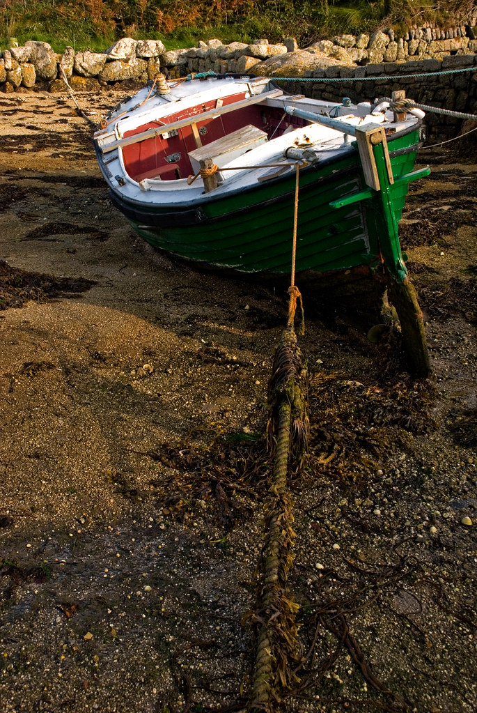 Porth Hellick, St.Mary's Boat in Porth Hellick, St. Mary's… Flickr
