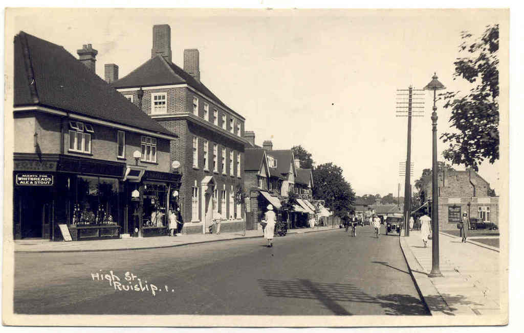 RUISLIP 1948 Postcard High Street Ruislip ca1951rr Flickr