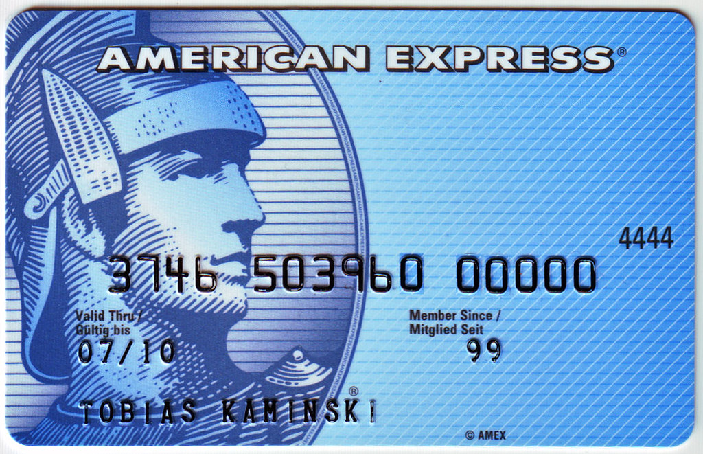 American Express Blue Card The Blue Card. The real one. Th… Flickr