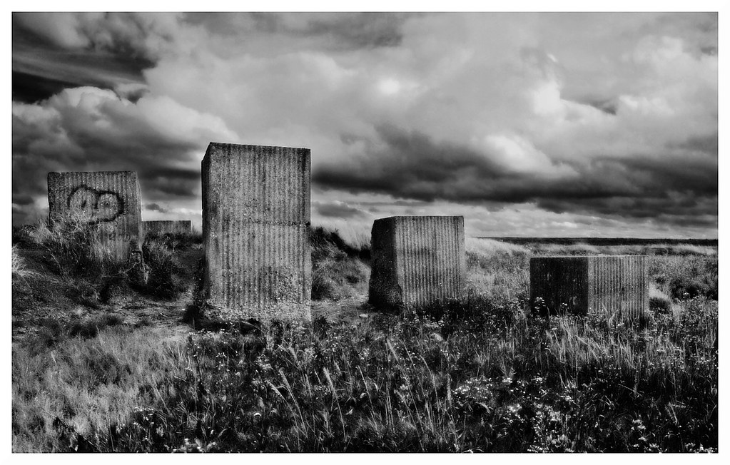 Tank traps WW2 tank traps. shaam63 Flickr
