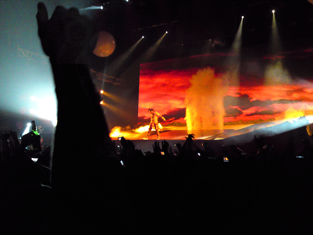 Kanye West Glow in the dark tour o2 London This was taken … Flickr