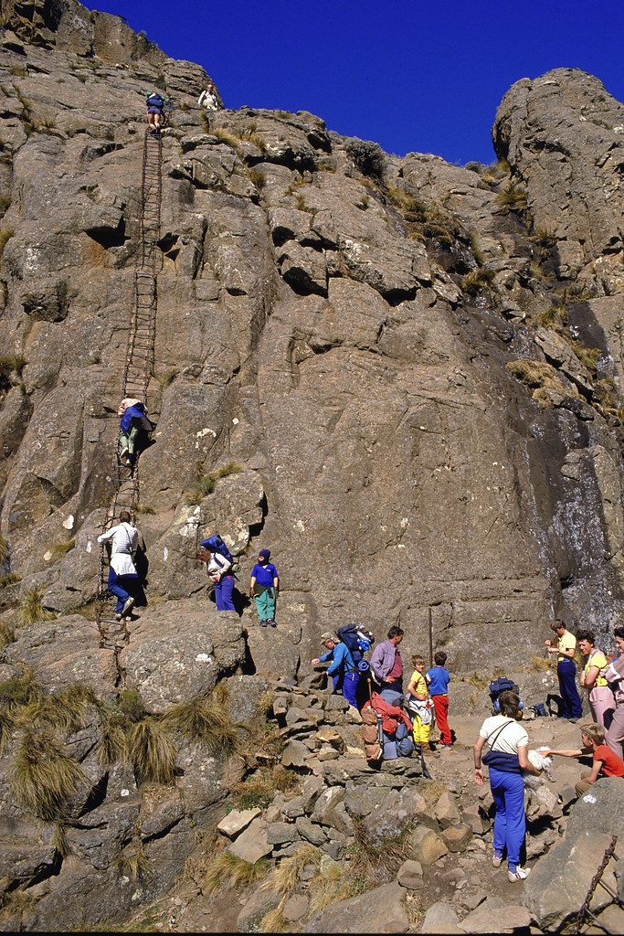 Fun in the Drakensberg South Africa Chain Ladder Mount… Flickr