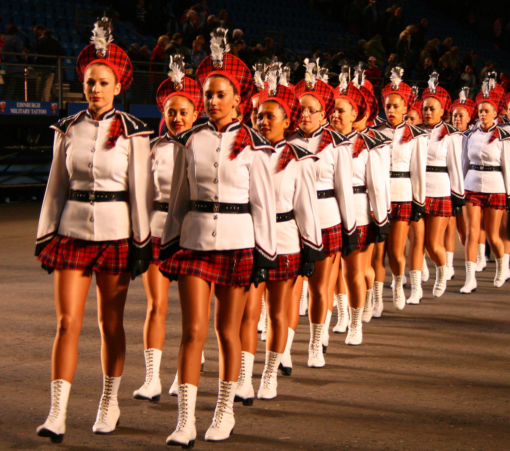 The Lochiel Marching Drill Team These girls were from New … Flickr