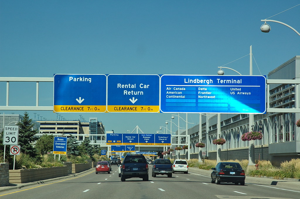 MSP Airport (Lindbergh Terminal) Entrance MinneapolisSt… Flickr
