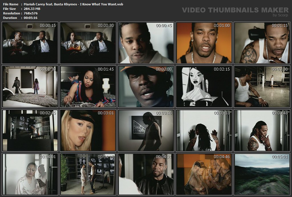 Mariah Carey feat. Busta Rhymes I Know What You Want.vob… Flickr