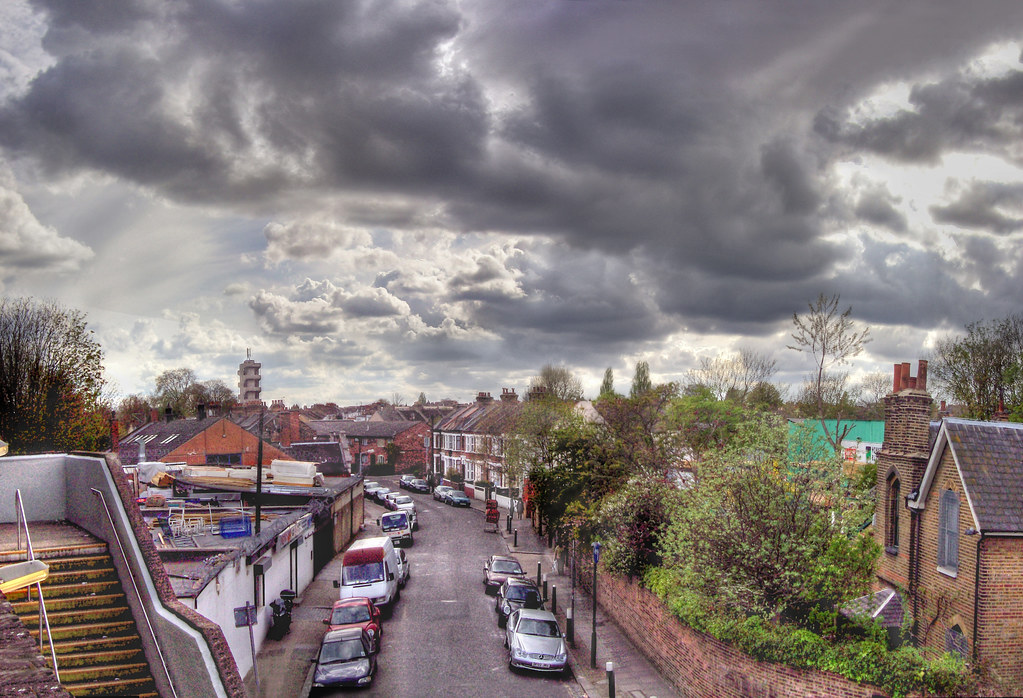 Moorefield Rd, N17 5 vertical HDR's Autostitched. Each HDR… Flickr