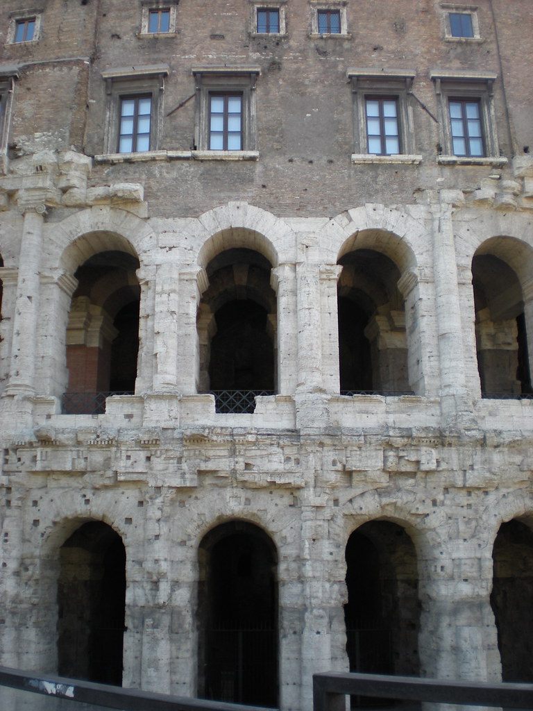 144 Roma Theater Marcellus from 1300BC. Apartments built o… Flickr